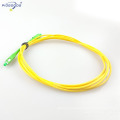 best price SC/APC -SC/APC SM simplex fiber optic patch pigtails cables yellow color meet ROHS
